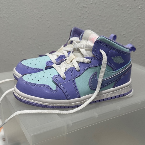 Nike Other - Nike Jordans - Kids Purple and Blue Sneakers